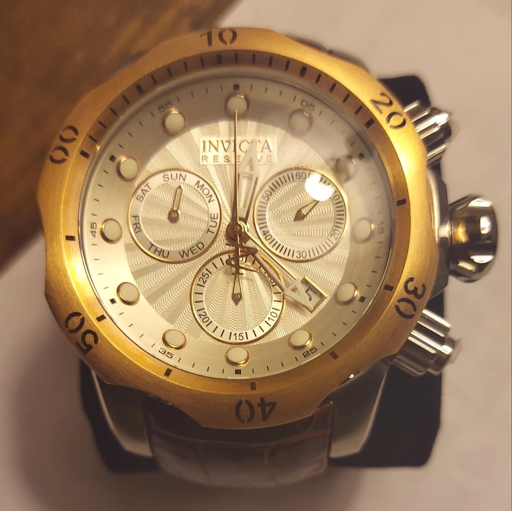 New invicta venom elegance swiss chronograph